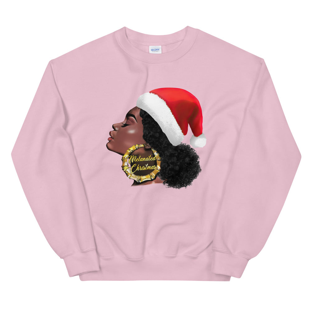 Melanated Christmas Unisex Sweatshirt