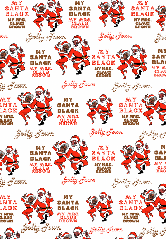 Jolly Town Wrapping Paper