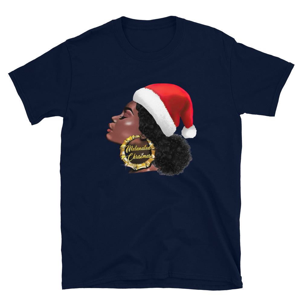 Melanated Christmas Unisex T-Shirt